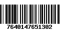 Código de Barras 7640147651302