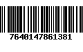 Código de Barras 7640147861381