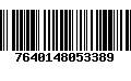 Código de Barras 7640148053389