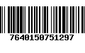 Código de Barras 7640150751297