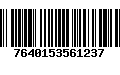 Código de Barras 7640153561237