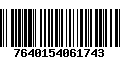 Código de Barras 7640154061743