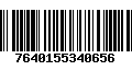 Código de Barras 7640155340656