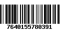 Código de Barras 7640155780391