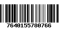 Código de Barras 7640155780766