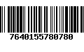 Código de Barras 7640155780780