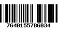 Código de Barras 7640155786034