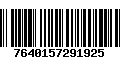 Código de Barras 7640157291925