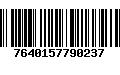 Código de Barras 7640157790237