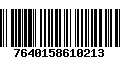 Código de Barras 7640158610213