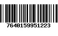 Código de Barras 7640159951223