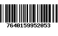 Código de Barras 7640159952053