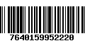 Código de Barras 7640159952220