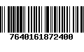 Código de Barras 7640161872400