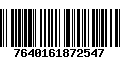 Código de Barras 7640161872547