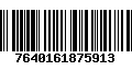 Código de Barras 7640161875913