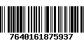 Código de Barras 7640161875937