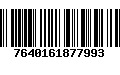 Código de Barras 7640161877993