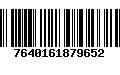 Código de Barras 7640161879652