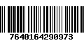 Código de Barras 7640164290973