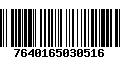 Código de Barras 7640165030516