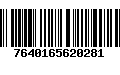 Código de Barras 7640165620281