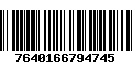 Código de Barras 7640166794745