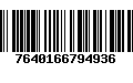 Código de Barras 7640166794936