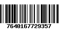 Código de Barras 7640167729357