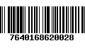 Código de Barras 7640168620028