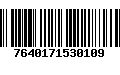 Código de Barras 7640171530109