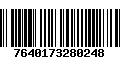 Código de Barras 7640173280248