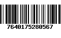 Código de Barras 7640175280567