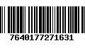 Código de Barras 7640177271631