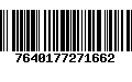 Código de Barras 7640177271662