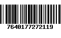 Código de Barras 7640177272119