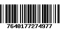 Código de Barras 7640177274977