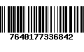 Código de Barras 7640177336842