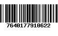 Código de Barras 7640177910622