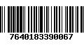 Código de Barras 7640183390067