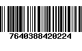 Código de Barras 7640388420224