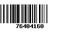 Código de Barras 76404160