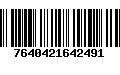 Código de Barras 7640421642491