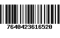 Código de Barras 7640423616520