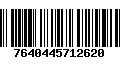 Código de Barras 7640445712620