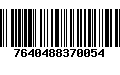 Código de Barras 7640488370054