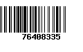 Código de Barras 76408335