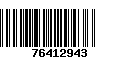 Código de Barras 76412943