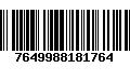 Código de Barras 7649988181764