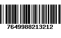 Código de Barras 7649988213212